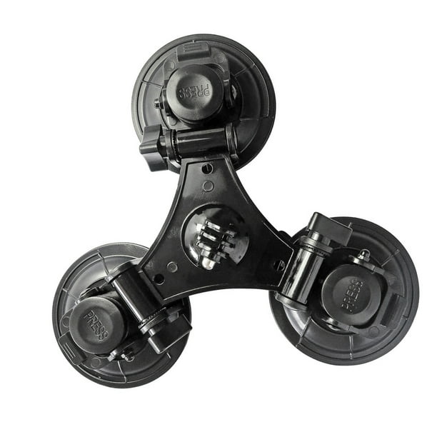 Triple Suction Cup Mount Low Angle Sucker Holder for Gopro Hero 2 3 3 4 Camera 